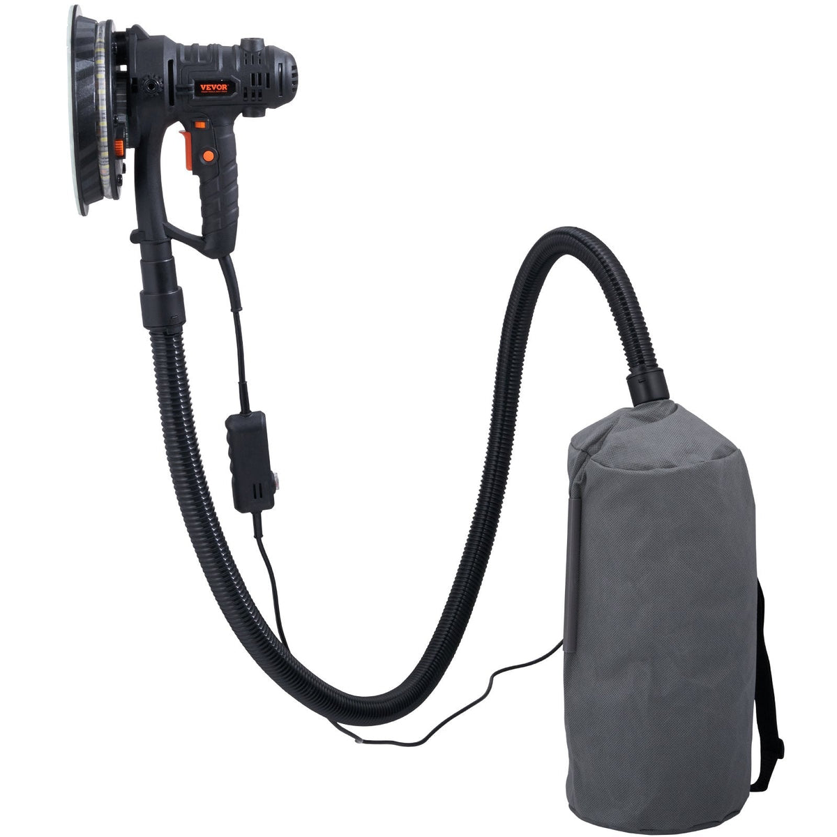 VEVOR Drywall Sander 800W Brush Motor 1200-2300RPM Variable Speed &