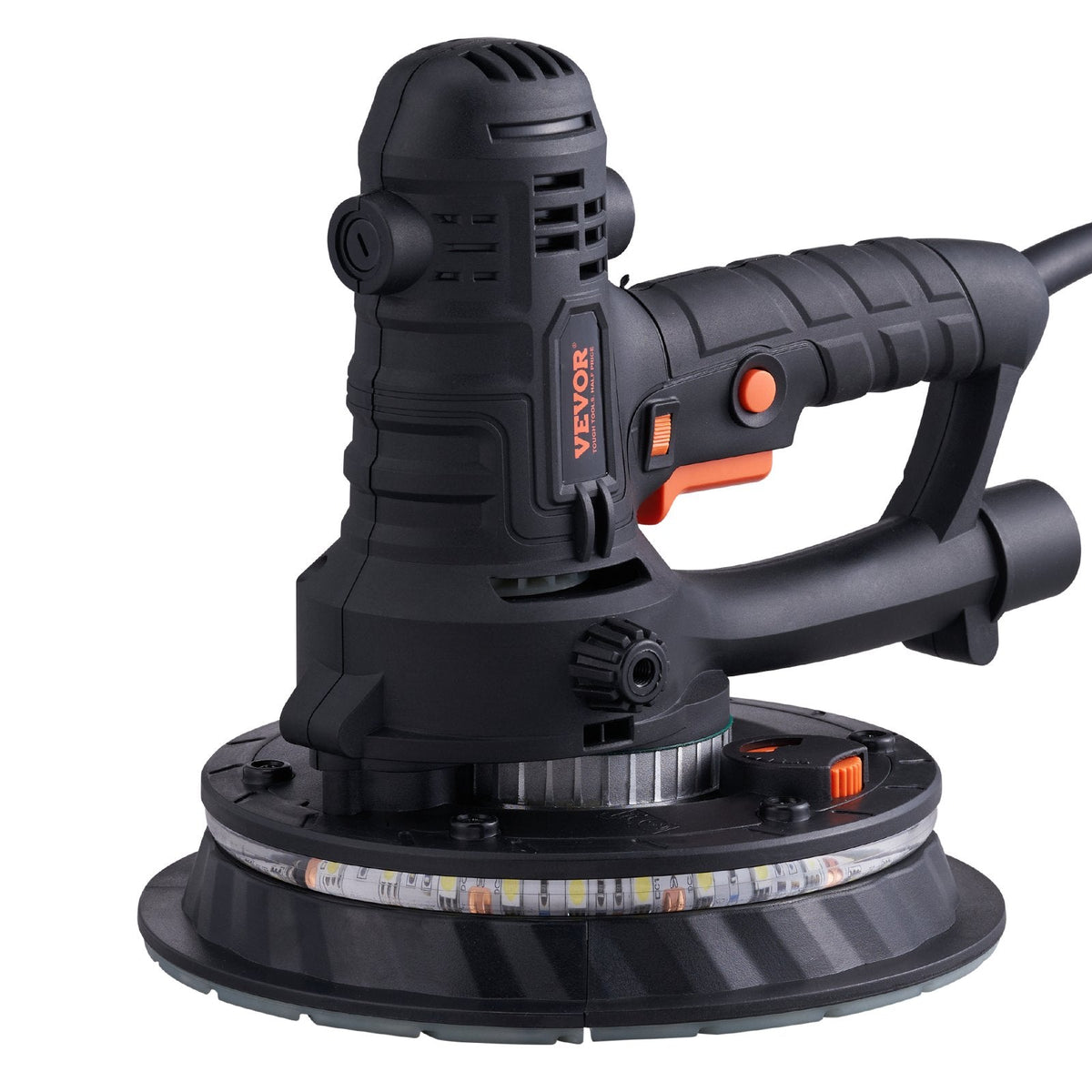 VEVOR Drywall Sander 800W Brush Motor 1200-2300RPM Variable Speed &