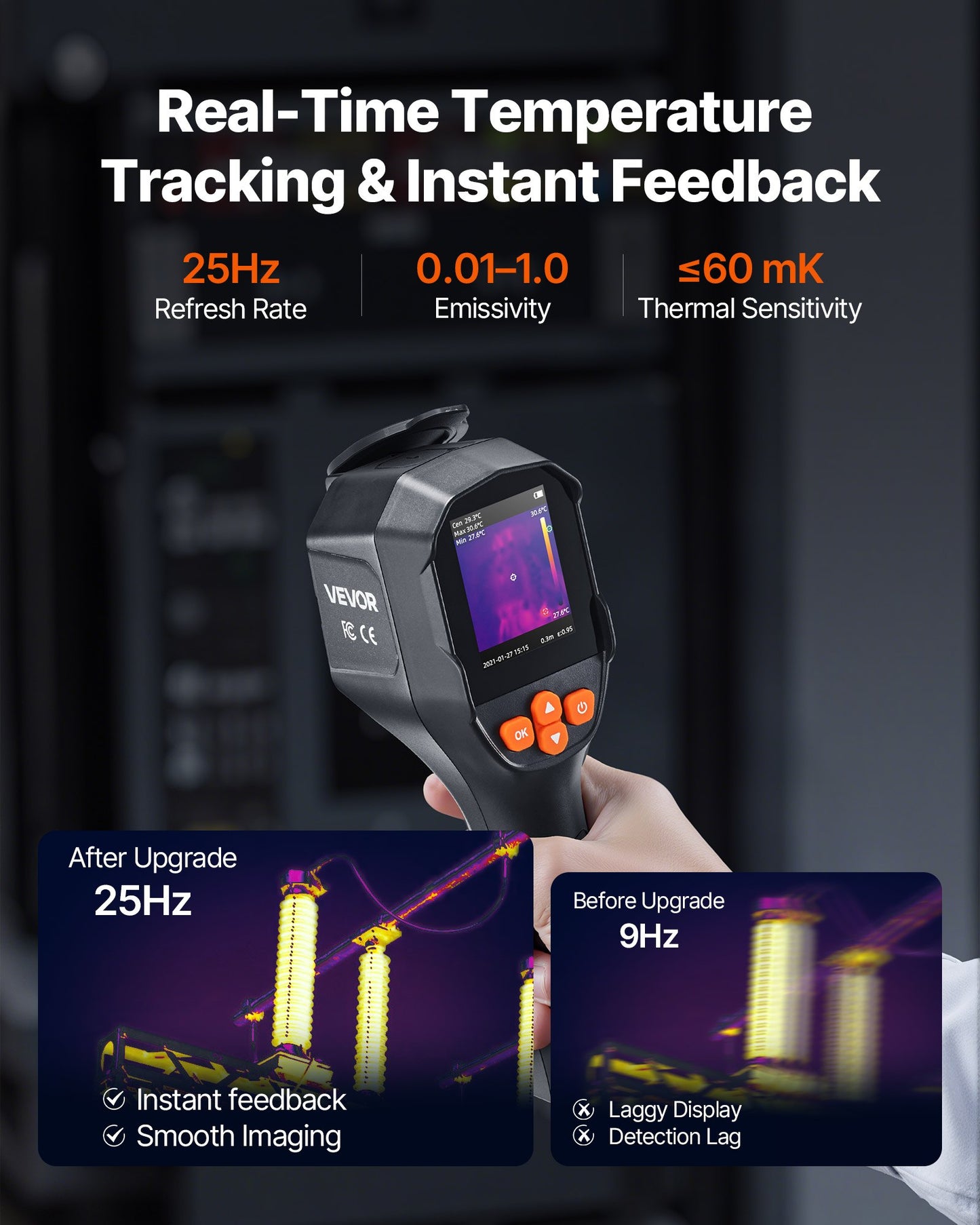 Thermal Camera, TISR Super Resolution 240x180, Thermal Imaging Camera