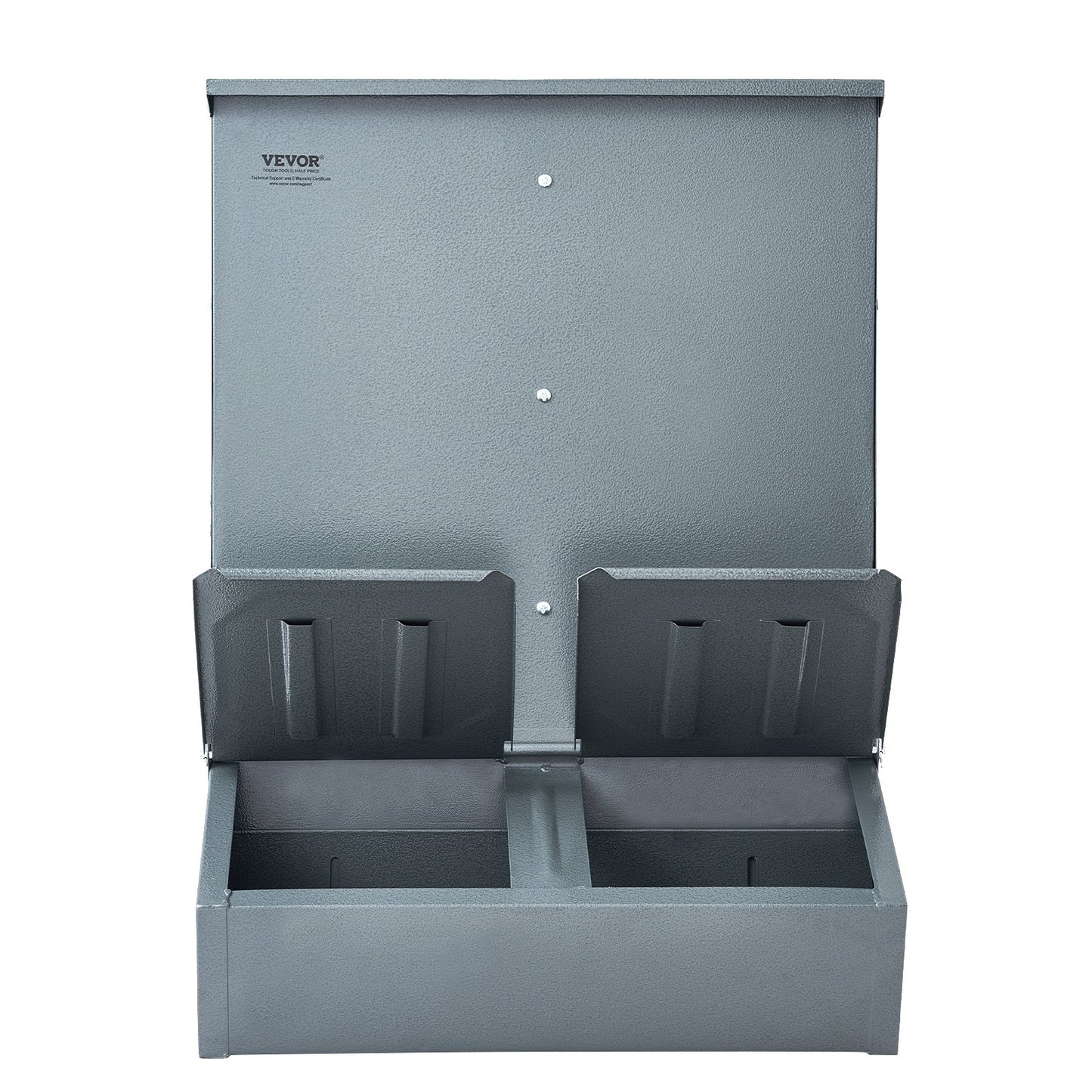 Hog Feeder, 3.7 Bushel Capacity, Double Door Pig Feeder, Heavy Duty