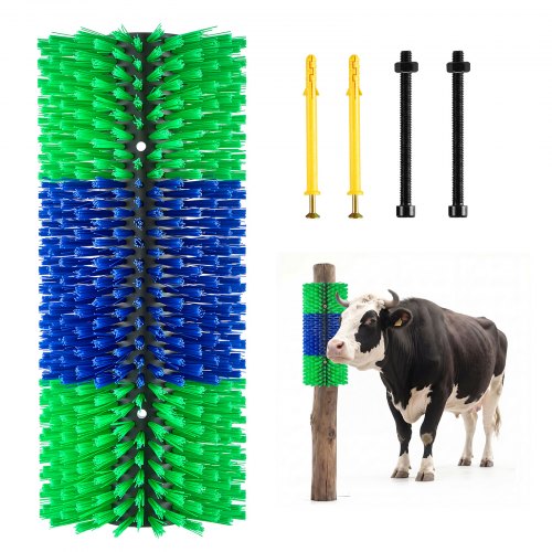 Livestock Scratching Brush, 1PC Goat Scratcher Brush Post with 4