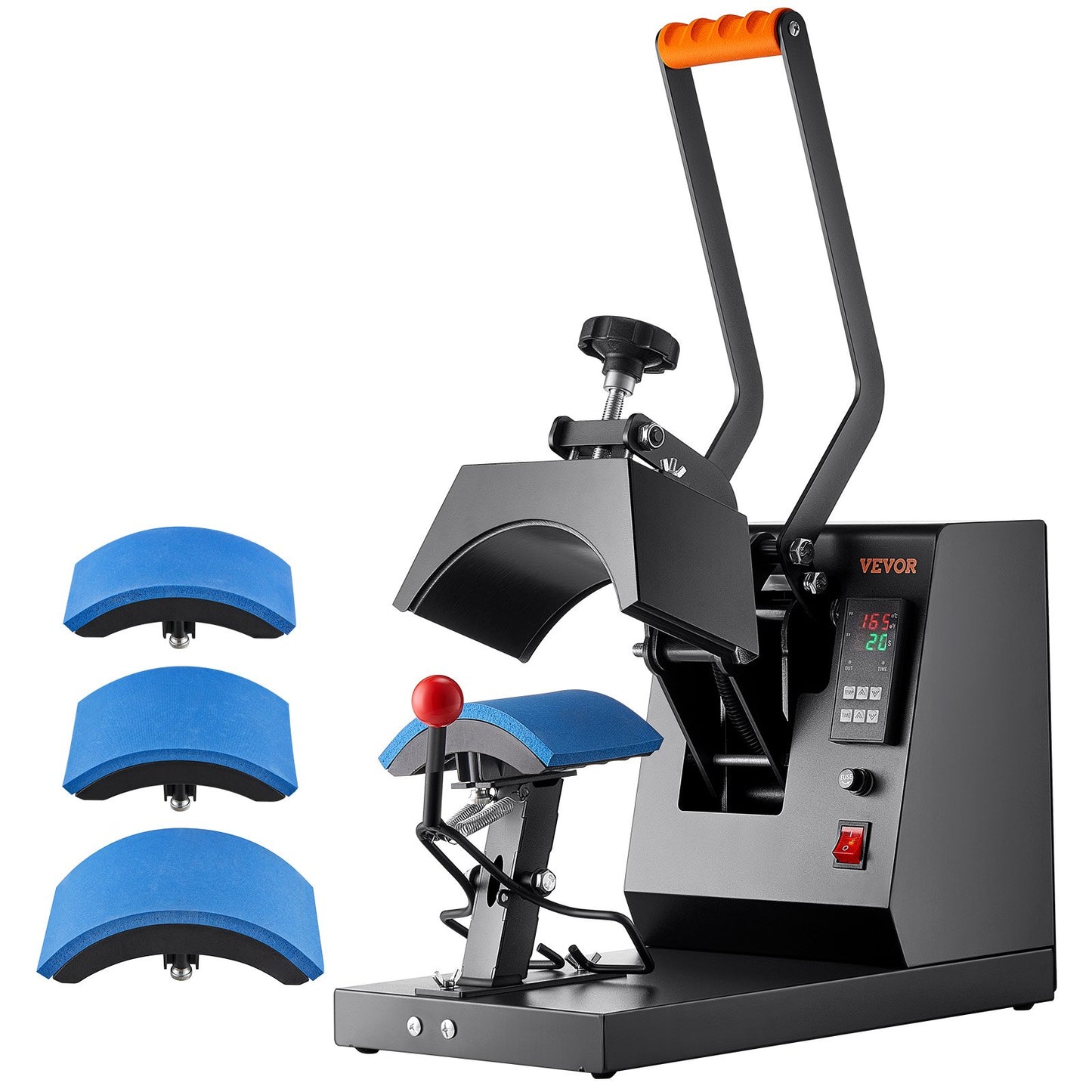 Hat Heat Press, 4-in-1 Cap Heat Press Machine, 15.24 x 7.6 cm