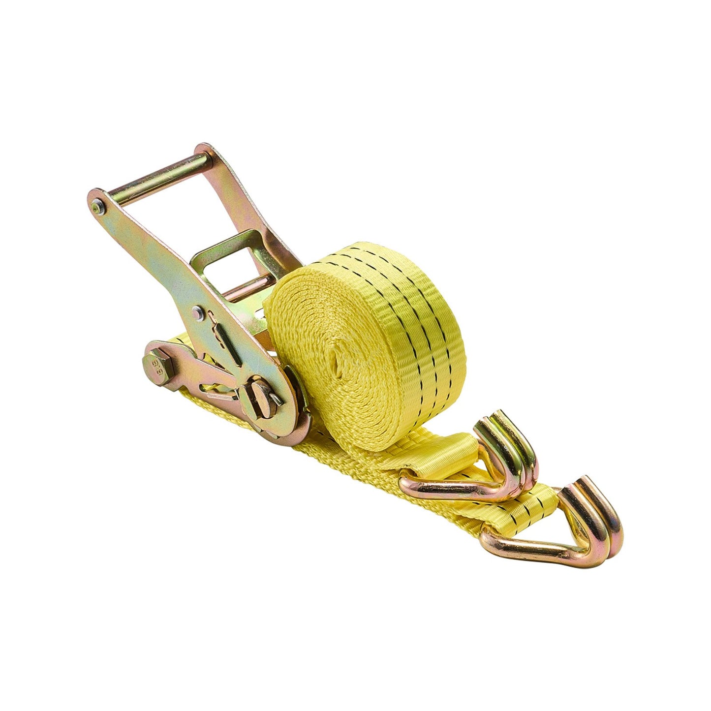 Ratchet Straps, 38.1 mm x 3 m, Heavy Duty Tie Down Straps with Double