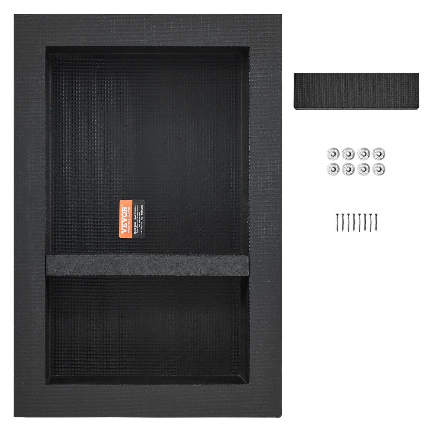 Shower Niche Ready for Tile 40.64 x 60.96 cm, Double Shelf Organizer,
