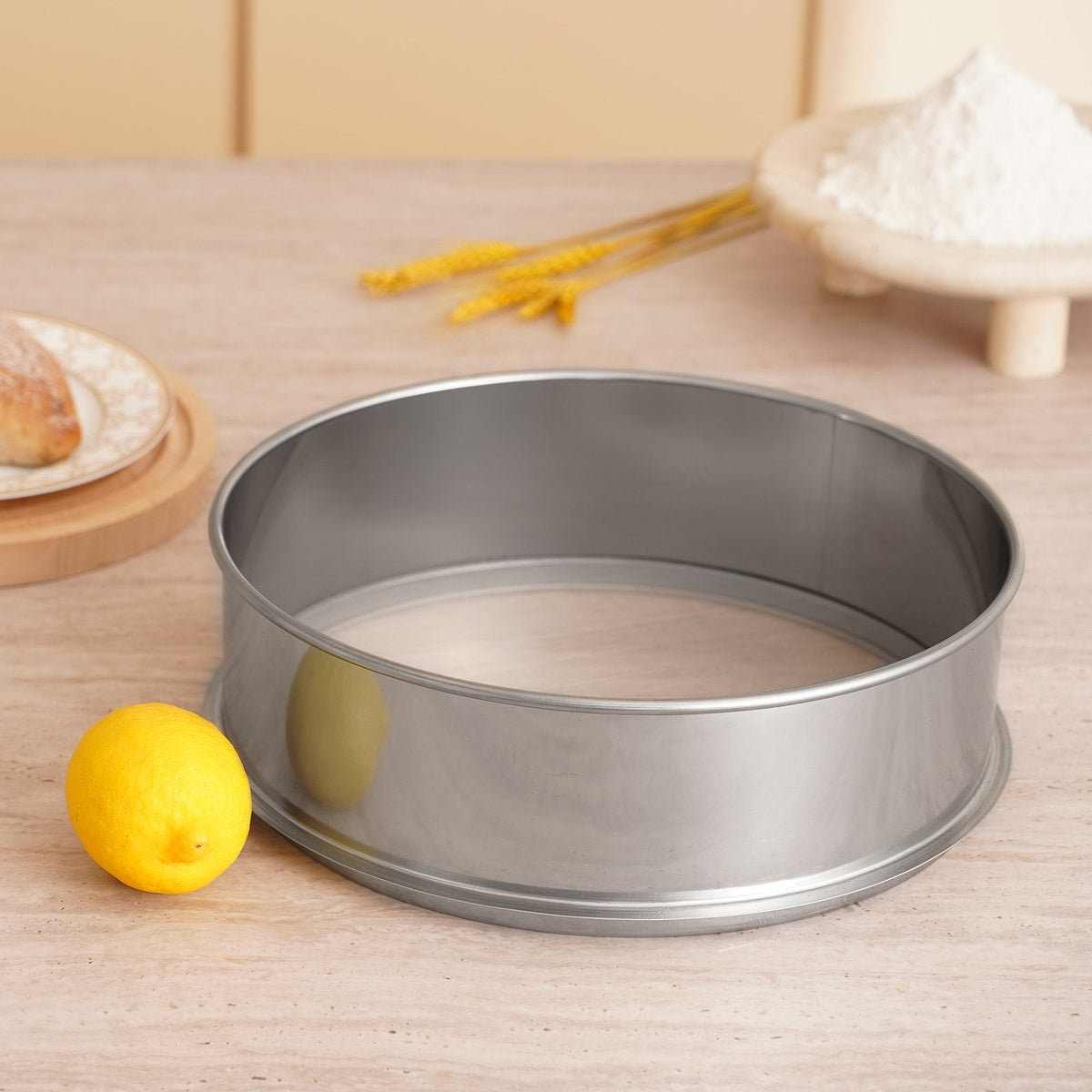 VEVOR Flour Sieve Fine Mesh, 80 Mesh Flour Sifter, 304 Stainless Steel