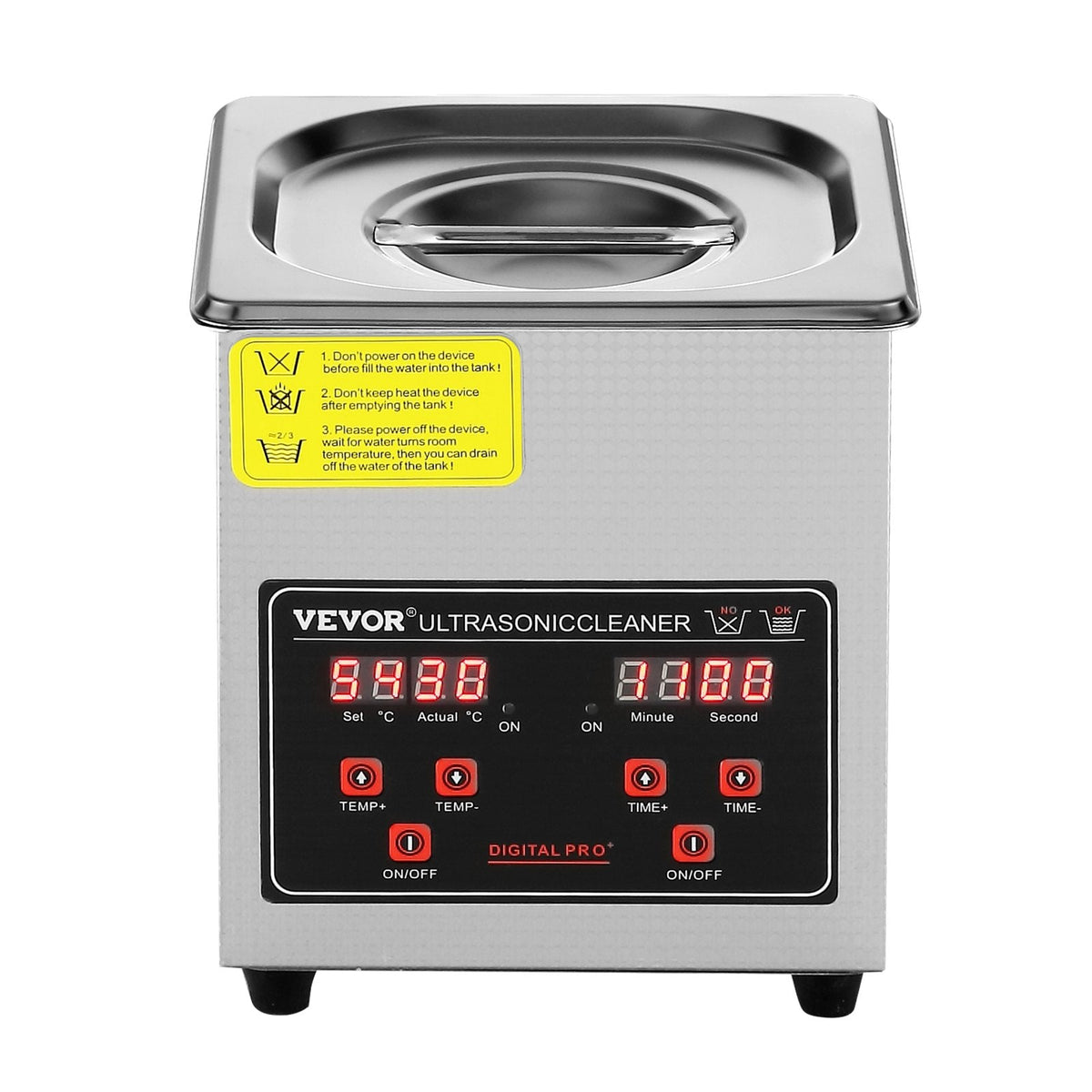VEVOR Ultrasonic Cleaner with Digital Timer & Heater, Professional