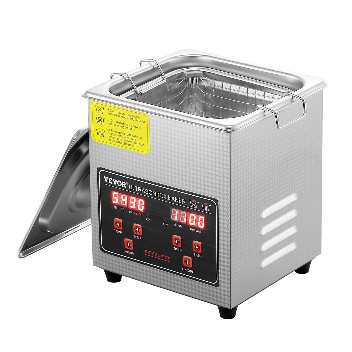 VEVOR Ultrasonic Cleaner with Digital Timer & Heater, Professional