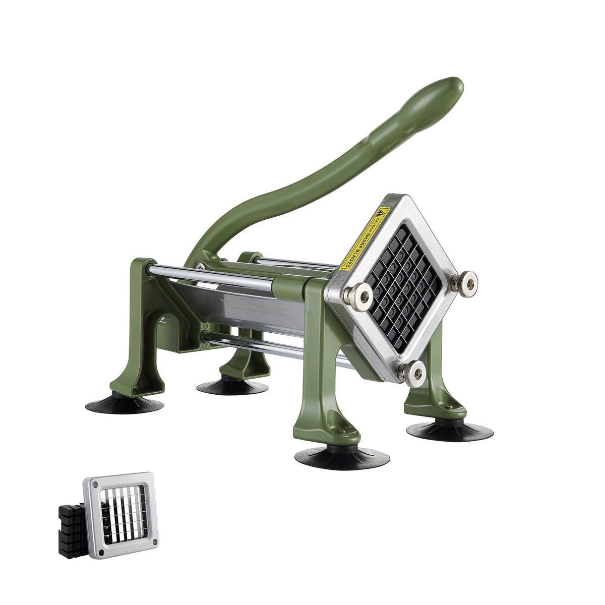 VEVOR French Fry Cutter, Potato Slicer with 1/2-Inch Stainless Steel