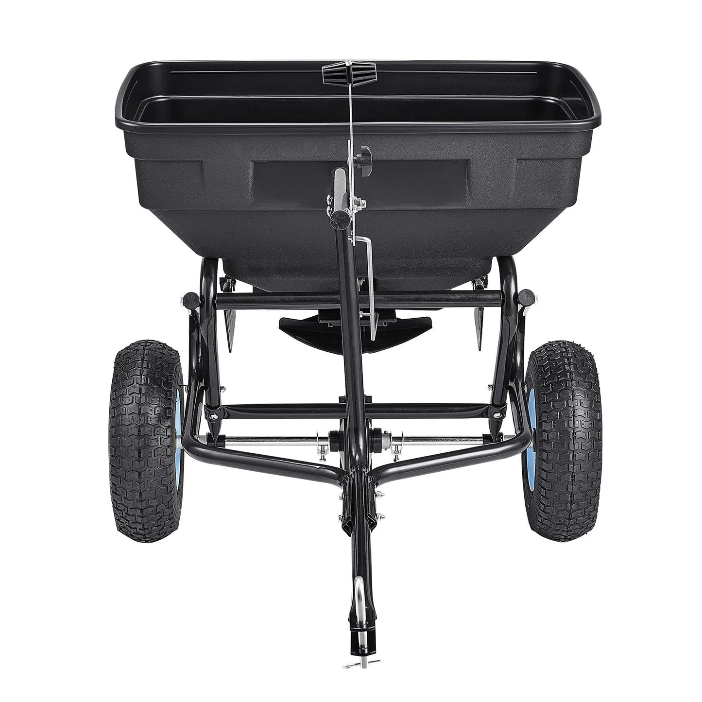 Tow Behind Broadcast Spreader, 130LBS Capacity, Tow/Push Garden