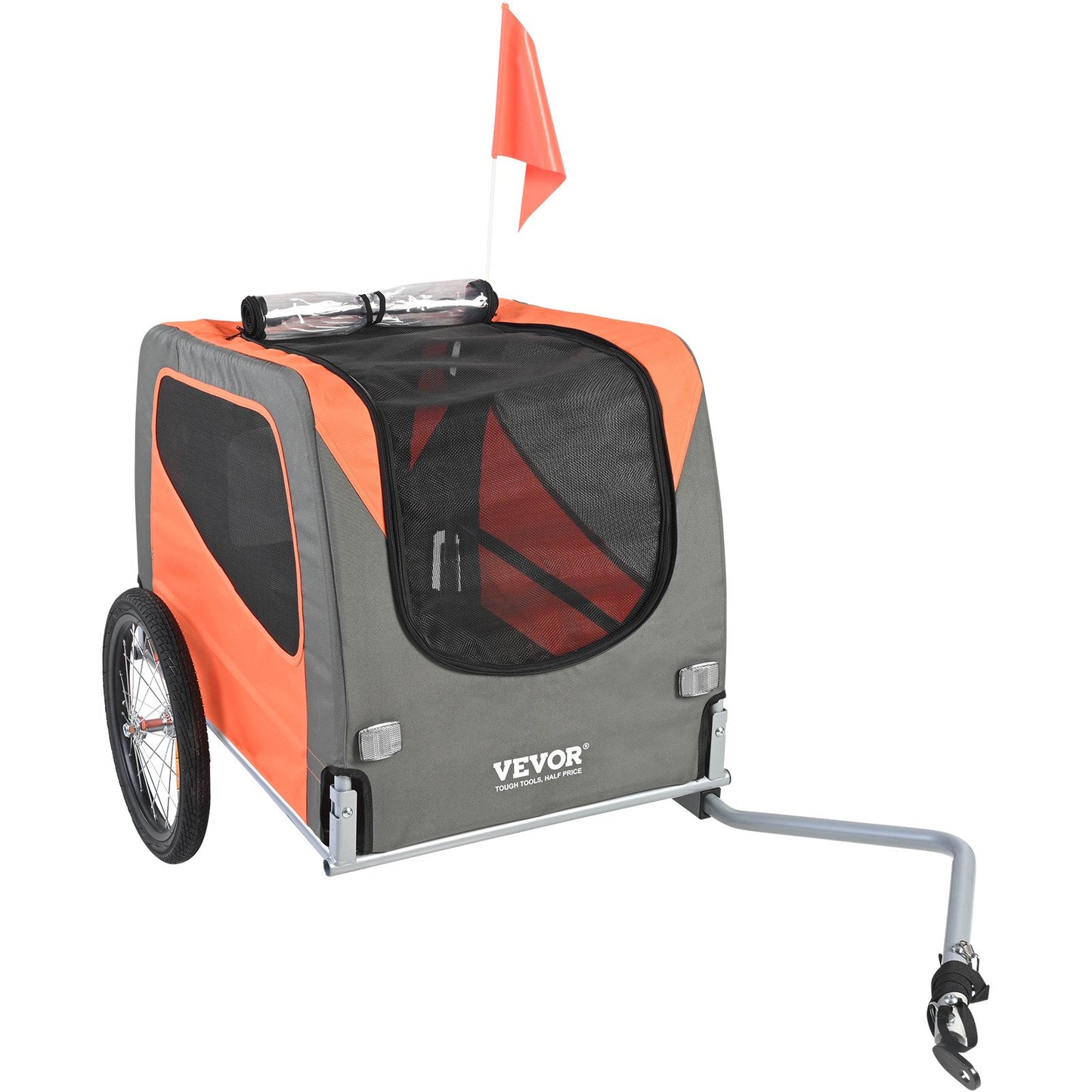 Dog Bike Trailer, Supports up to 66 lbs, Pet Cart Bicycle Carrier,