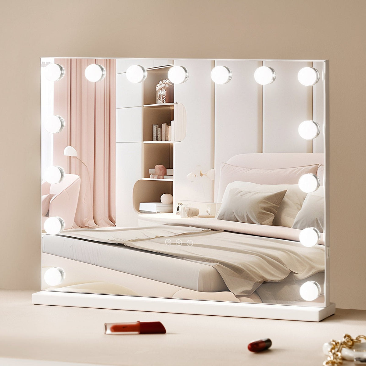 VEVOR Hollywood Vanity Mirror With Lights w/ USB Desktop Wall-mount