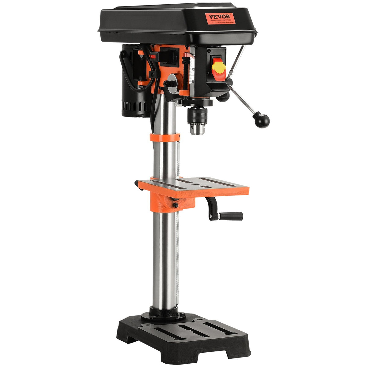 VEVOR 10'' 5-Speed Benchtop Drill Press Cast Iron Drill Press 3.2A