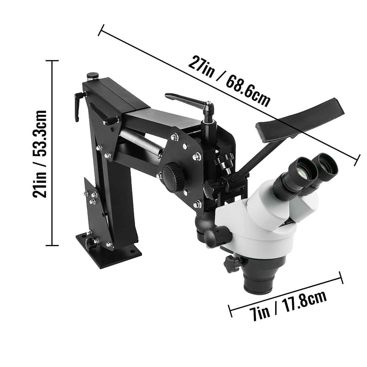 VEVOR Micro Inlaid Mirror Multi-directional Micro-setting Microscope