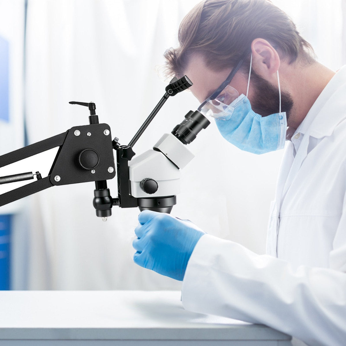 VEVOR Micro Inlaid Mirror Multi-directional Micro-setting Microscope
