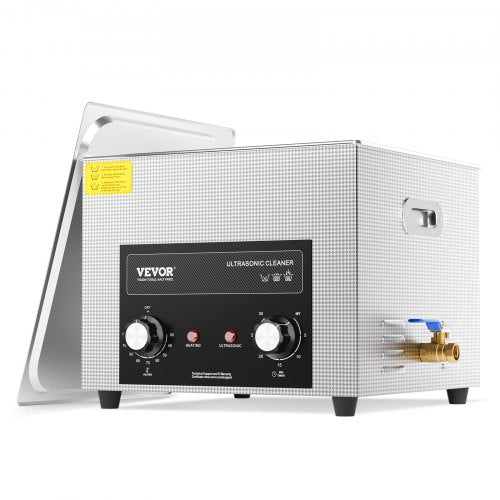 VEVOR 15L Ultrasonic Cleaner with Heater Timer & Basket, Professional