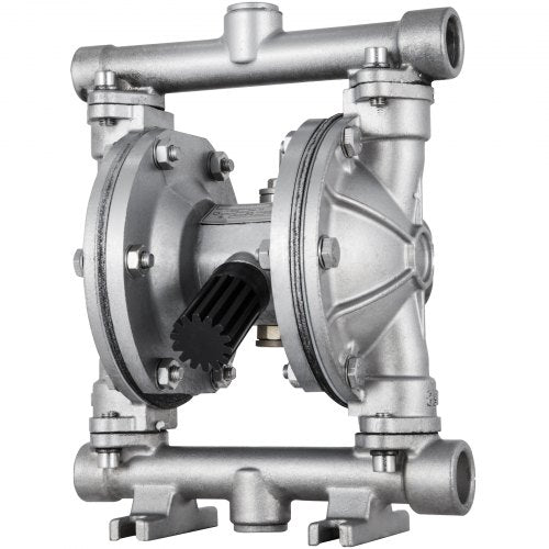 Air-Operated Double Diaphragm Pump, Inlet & Outlet, Stainless Steel