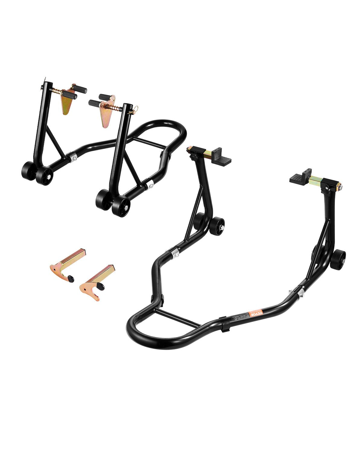 VEVOR Motorcycle Stand Lift, 1100lbs Capacity Front Rear Combo Stand