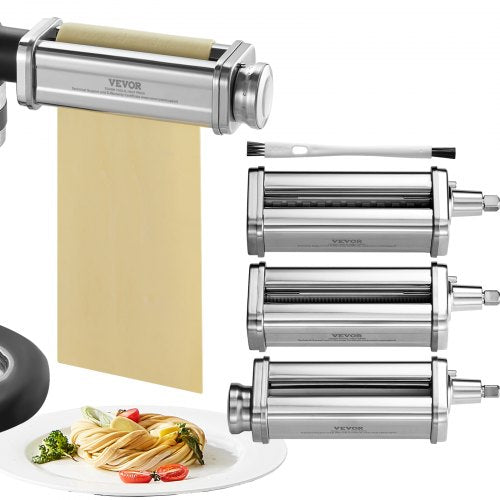 VEVOR Pasta Attachment for KitchenAid Stand Mixer, Stainless Steel