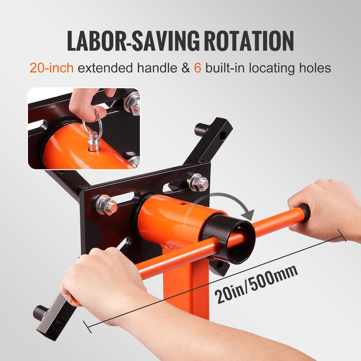 VEVOR Engine Stand, 340 kg Rotating Engine Motor Stand with 360 Degree