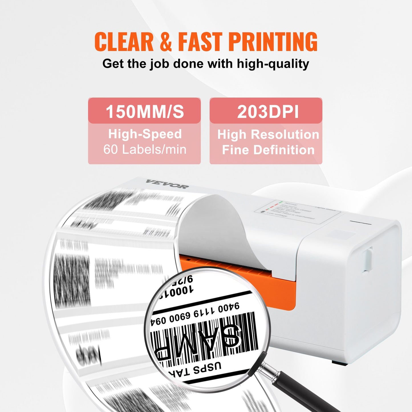 Thermal Label Printer, 4x6 Label Printer, Thermal Label Maker with