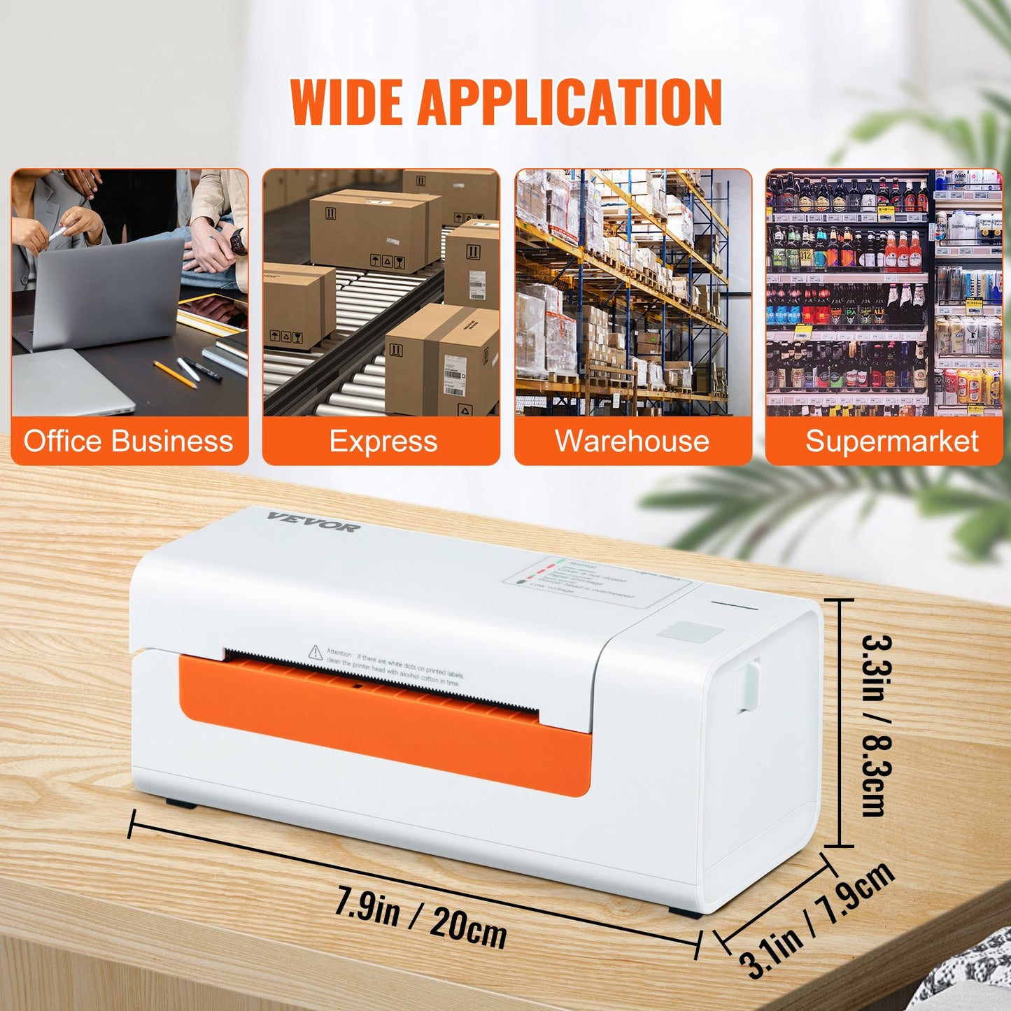 Thermal Label Printer, 4x6 Label Printer, Thermal Label Maker with
