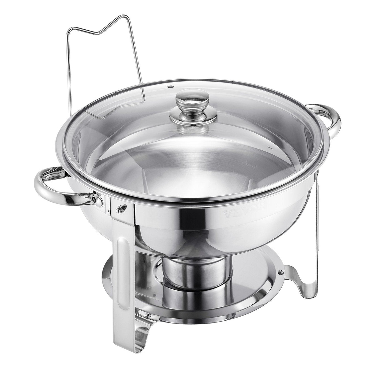 VEVOR Chafing Dish Buffet Set, 5 Qt 4 Pack, Stainless Steel Chafer