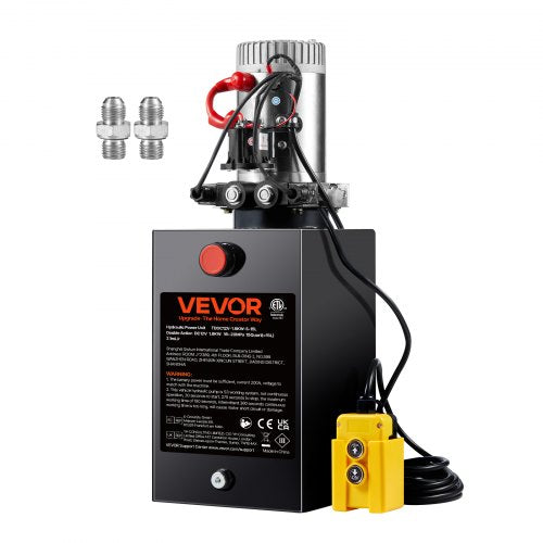 Hydraulic Pump, 15 Quart Hydraulic Power Unit, Double Acting Dump