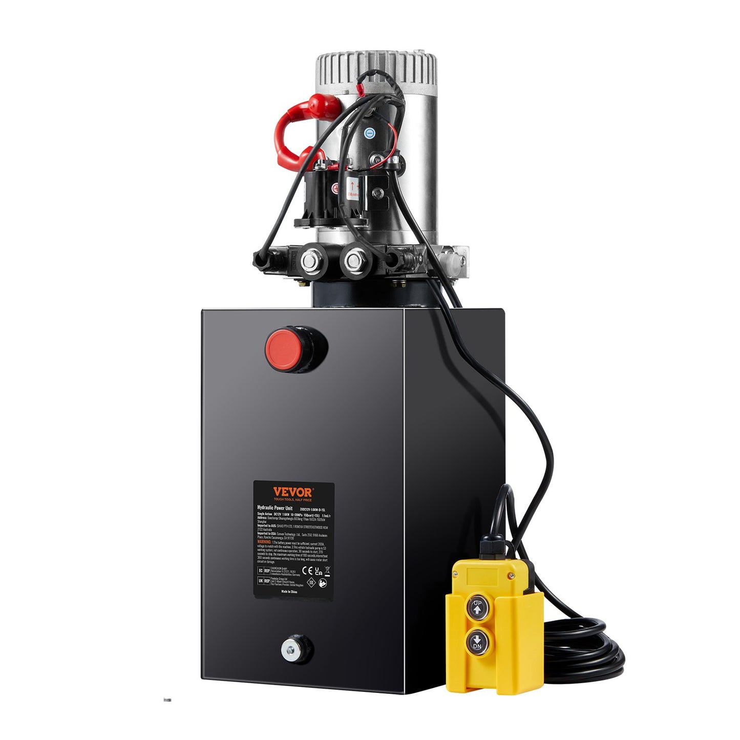 Hydraulic Pump, 15 Quart Hydraulic Power Unit, Double Acting Dump