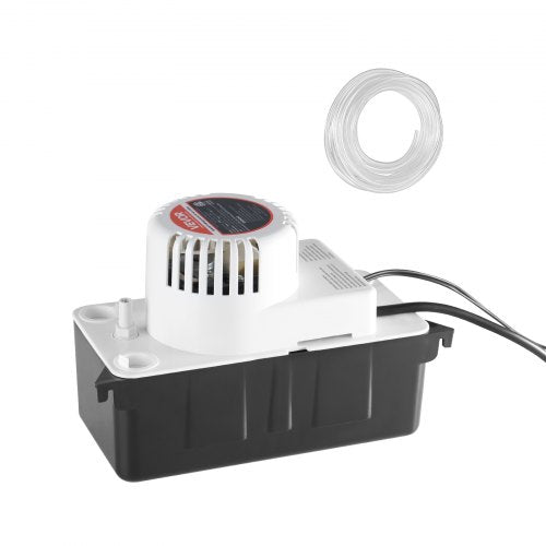 VEVOR Condensate Removal Pump, 1/50 HP, 65 GPH, 15ft/4.57m Lift, 1/2