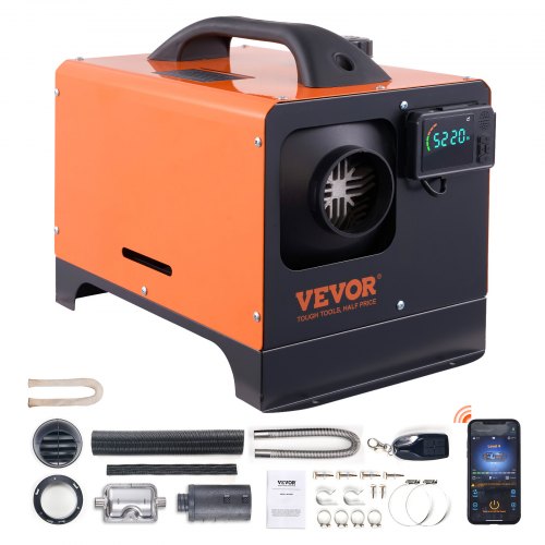 Diesel Air Heater All-in-one 12V 5KW Bluetooth App LCD for Car RV