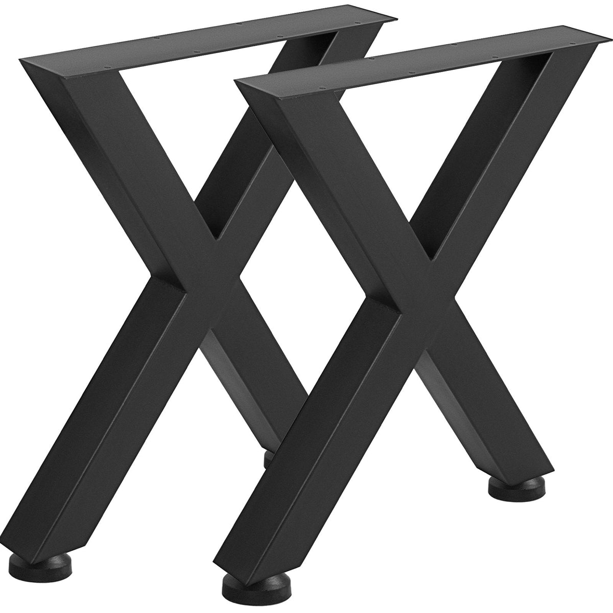 VEVOR Set of 2 Steel Table Legs, 28''Height 24''Wide Dining Table