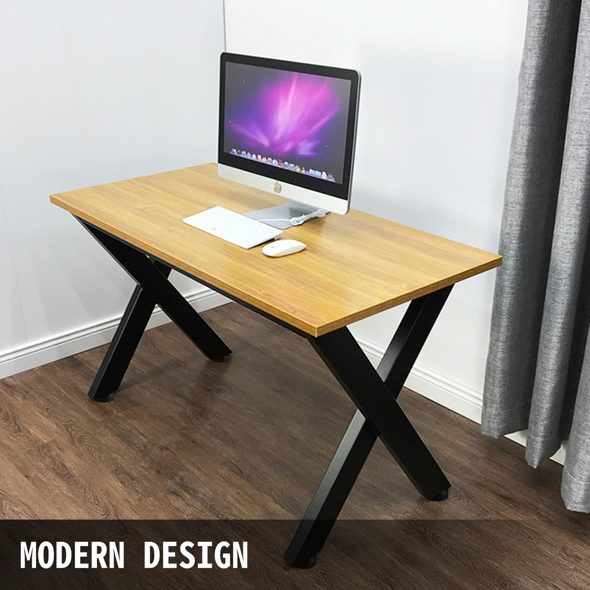 VEVOR Set of 2 Steel Table Legs, 28''Height 24''Wide Dining Table