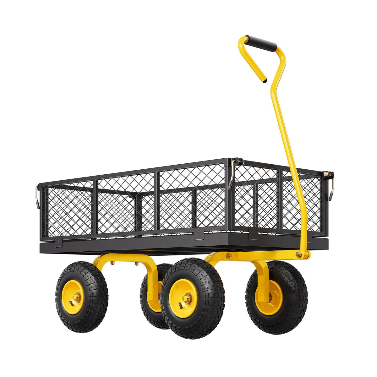VEVOR 900 Lbs Heavy Duty Steel Garden Cart, Garden Wagon Cart on
