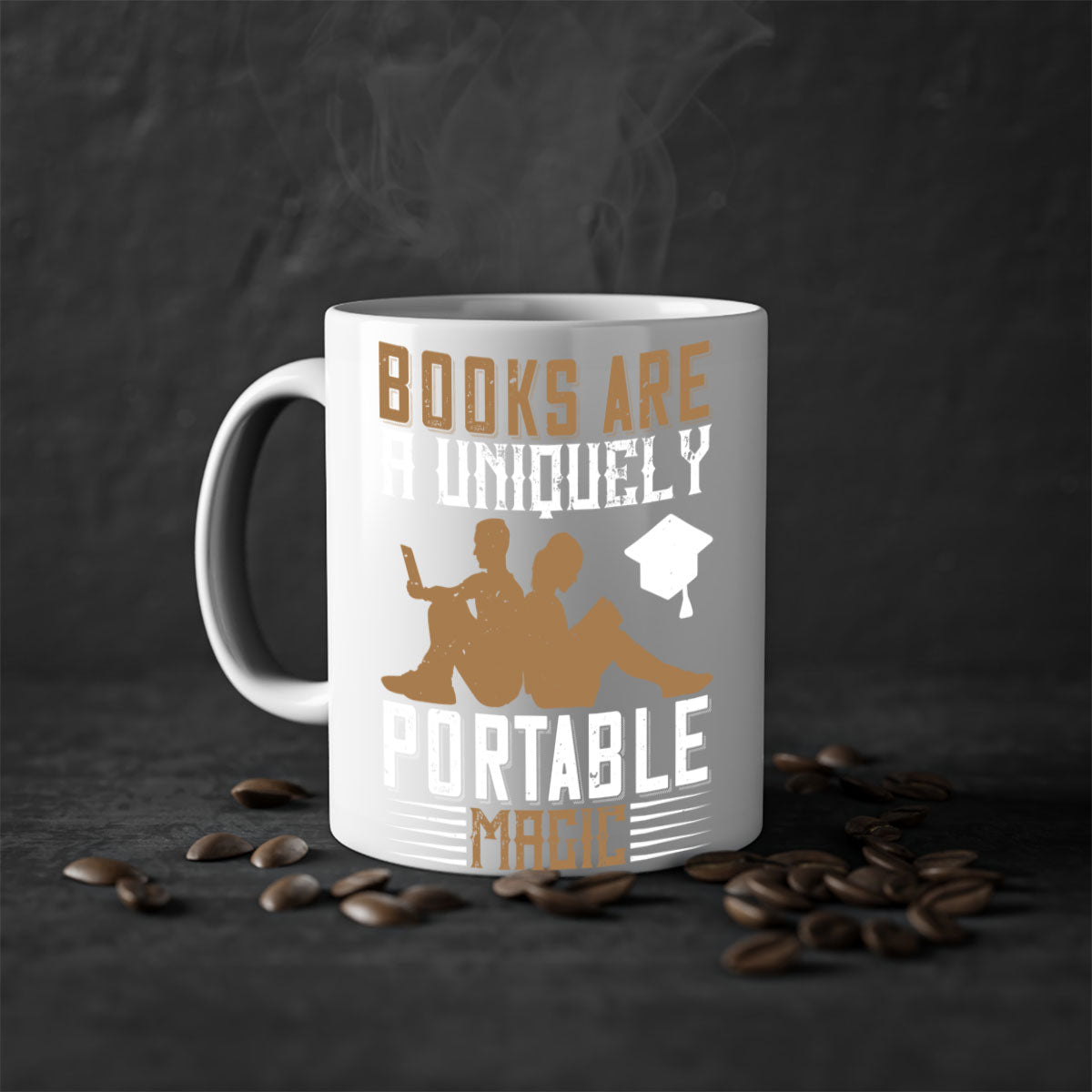 books are a uniquely portable magic 74#- Reading - Books-Mug / Coffee