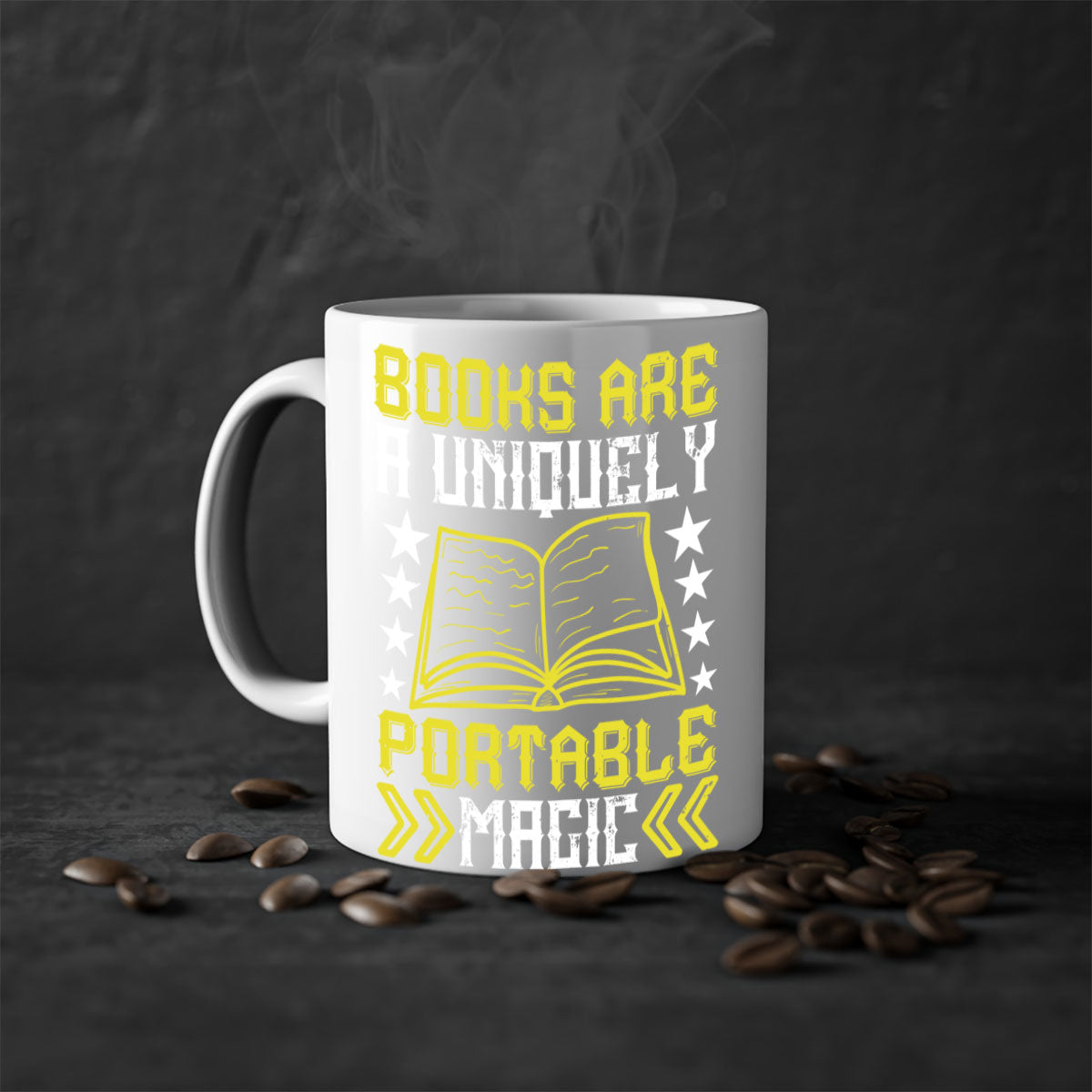 books are a uniquely portable magic 75#- Reading - Books-Mug / Coffee