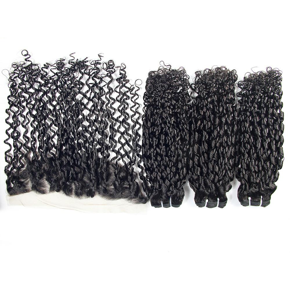 Beumax Double Drawn 12A Grade Luxury Curl BUNDLES with CLOSURES &