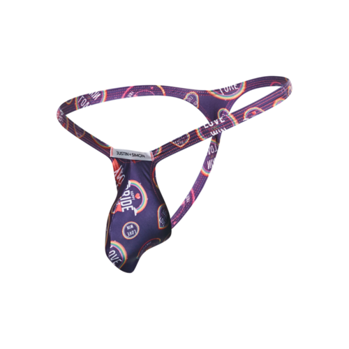 JUSTIN + SIMON Bulge Thong Fun Prints